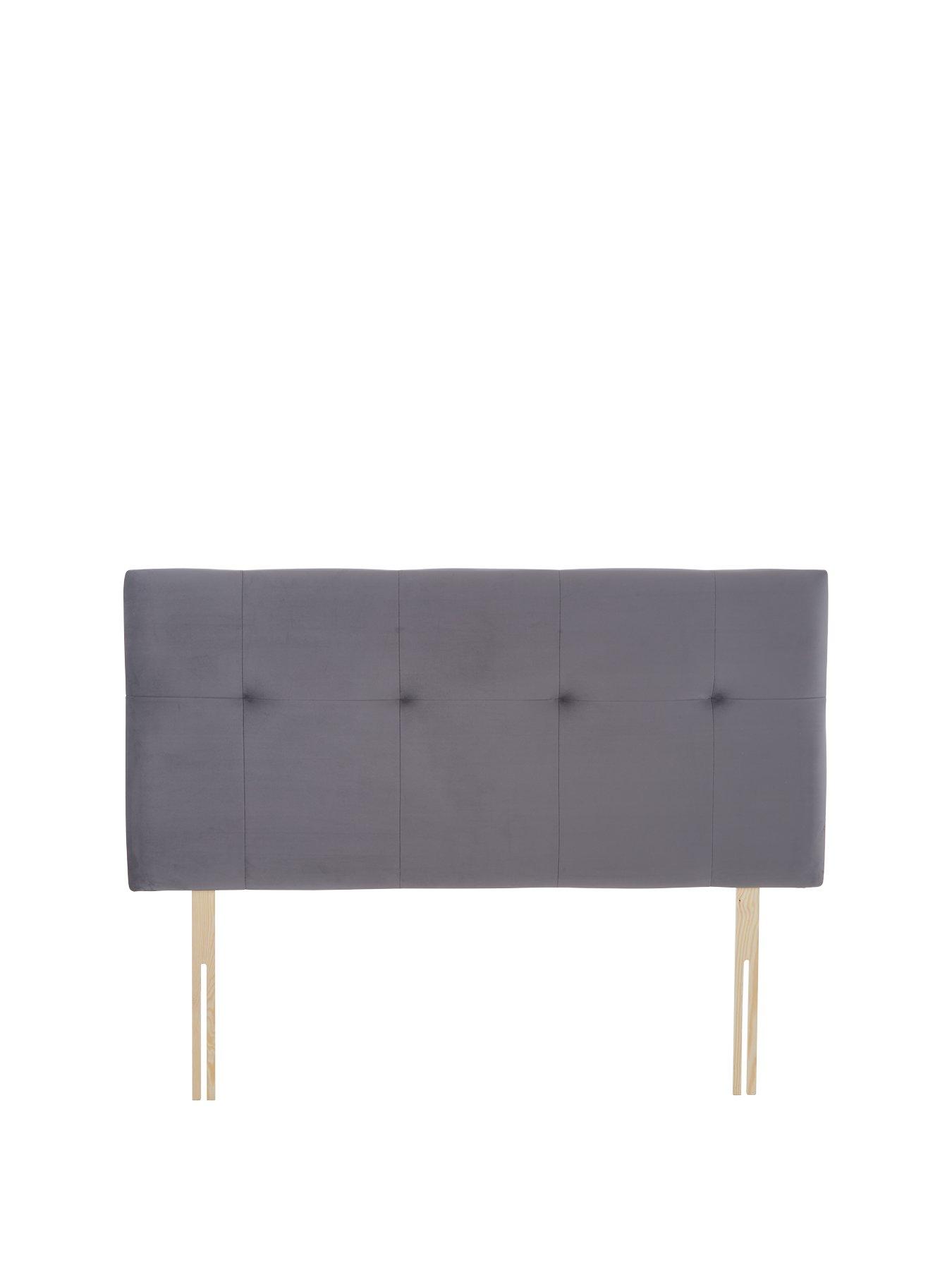 Image 1 of 4 of Airsprung Viva Fabric&nbsp;Headboard - Grey&nbsp;- FSC&reg; Certified