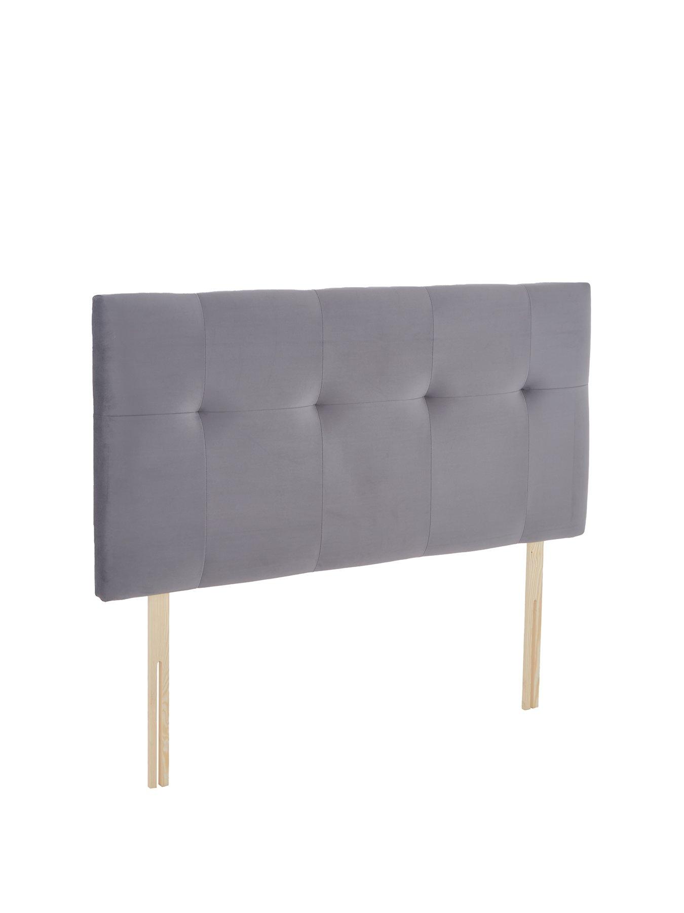 Image 2 of 4 of Airsprung Viva Fabric&nbsp;Headboard - Grey&nbsp;- FSC&reg; Certified