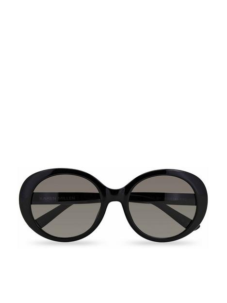 karen-millen-black-round-sunglasses