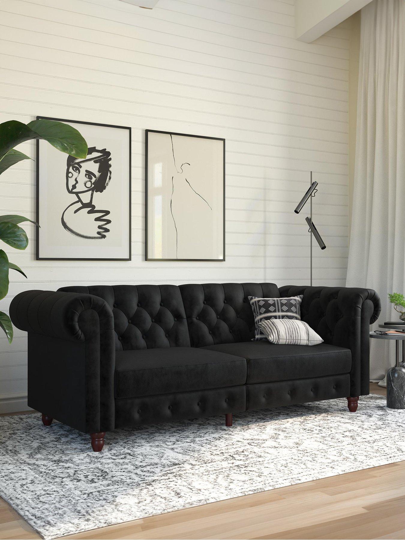 dorel-home-felix-velvet-fabric-chesterfield-sofa-bed