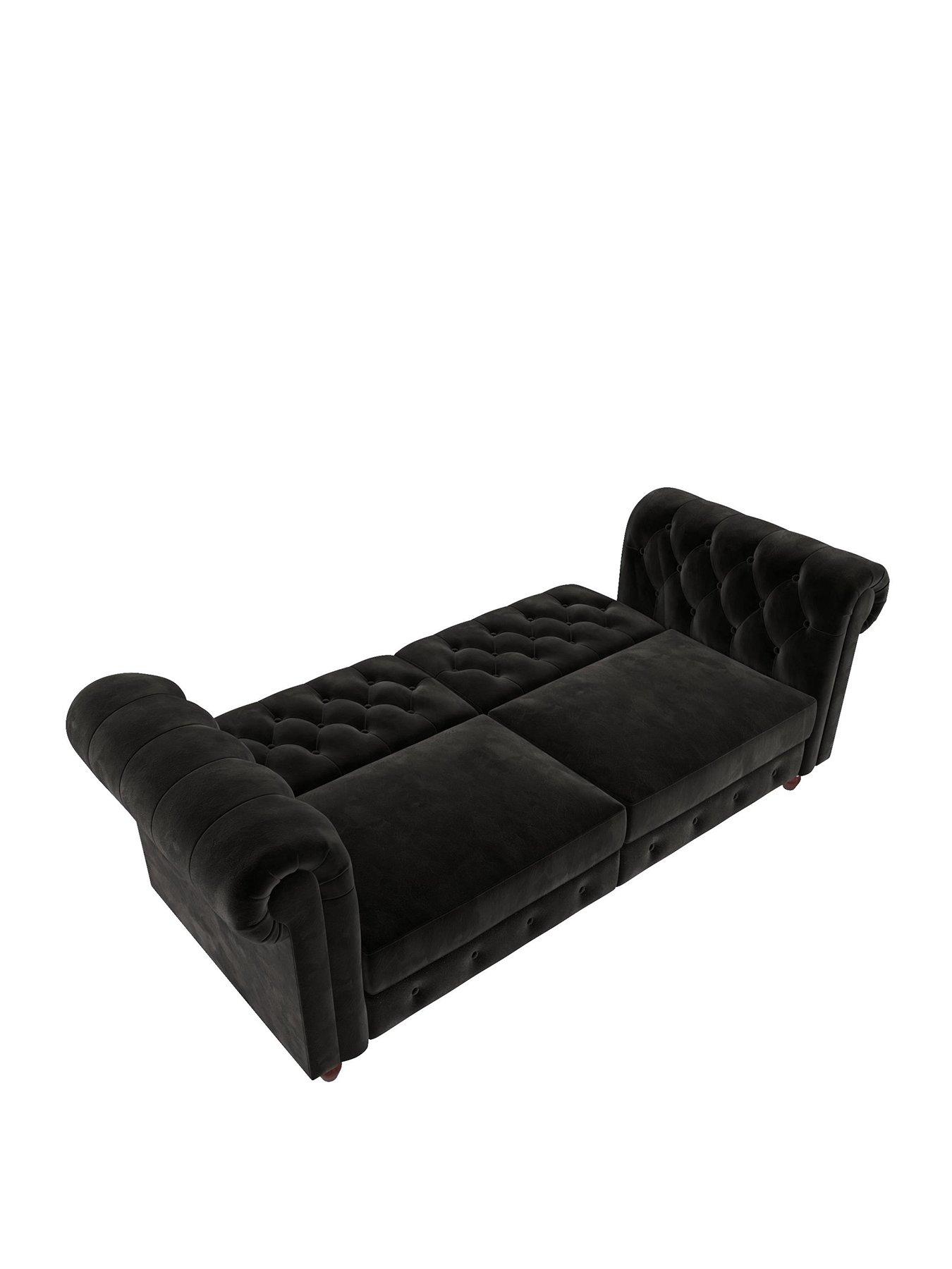 Image 3 of 6 of Dorel Home Felix Chesterfield Sofa Bed