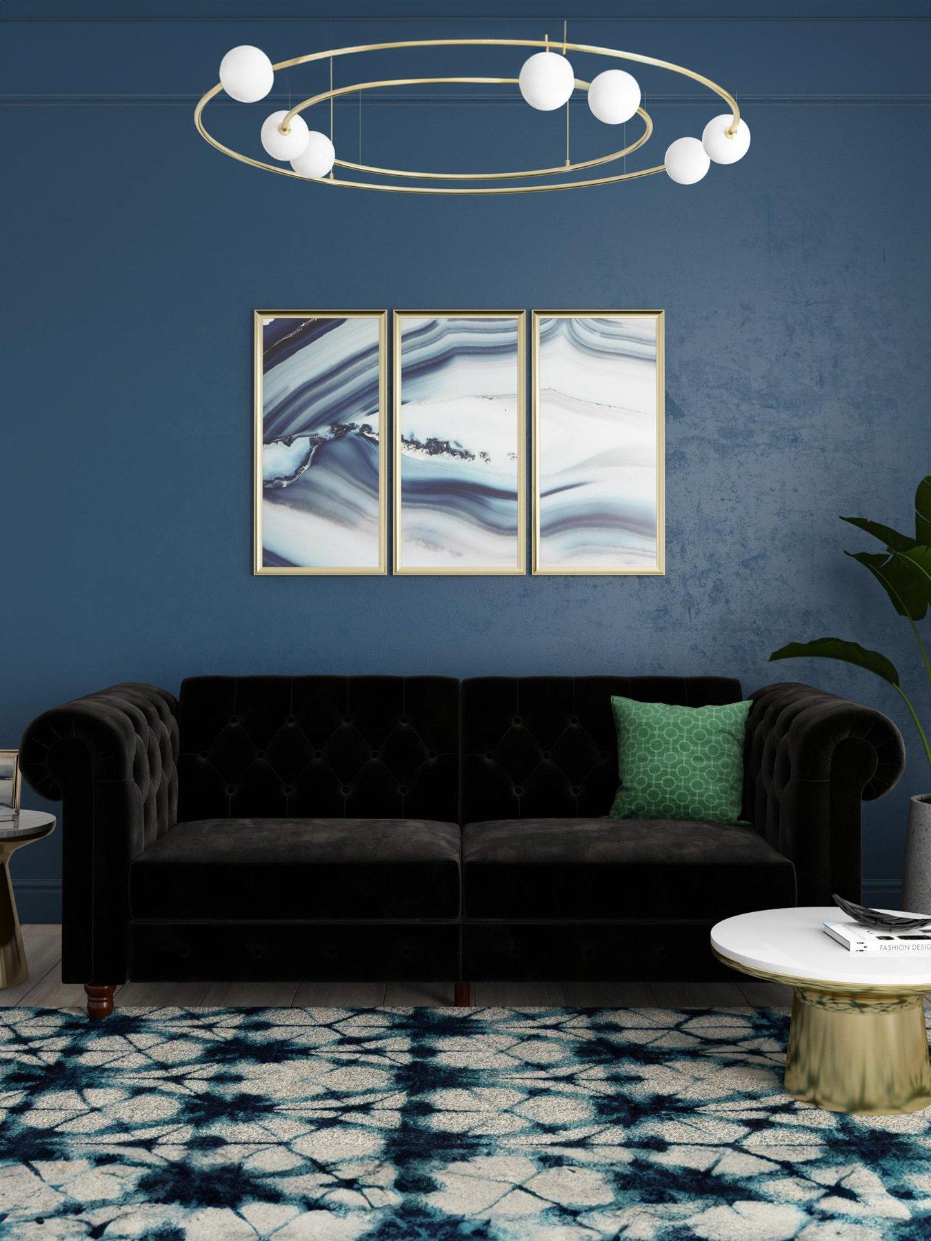  image of very-home-felix-chesterfield-sofa-bed