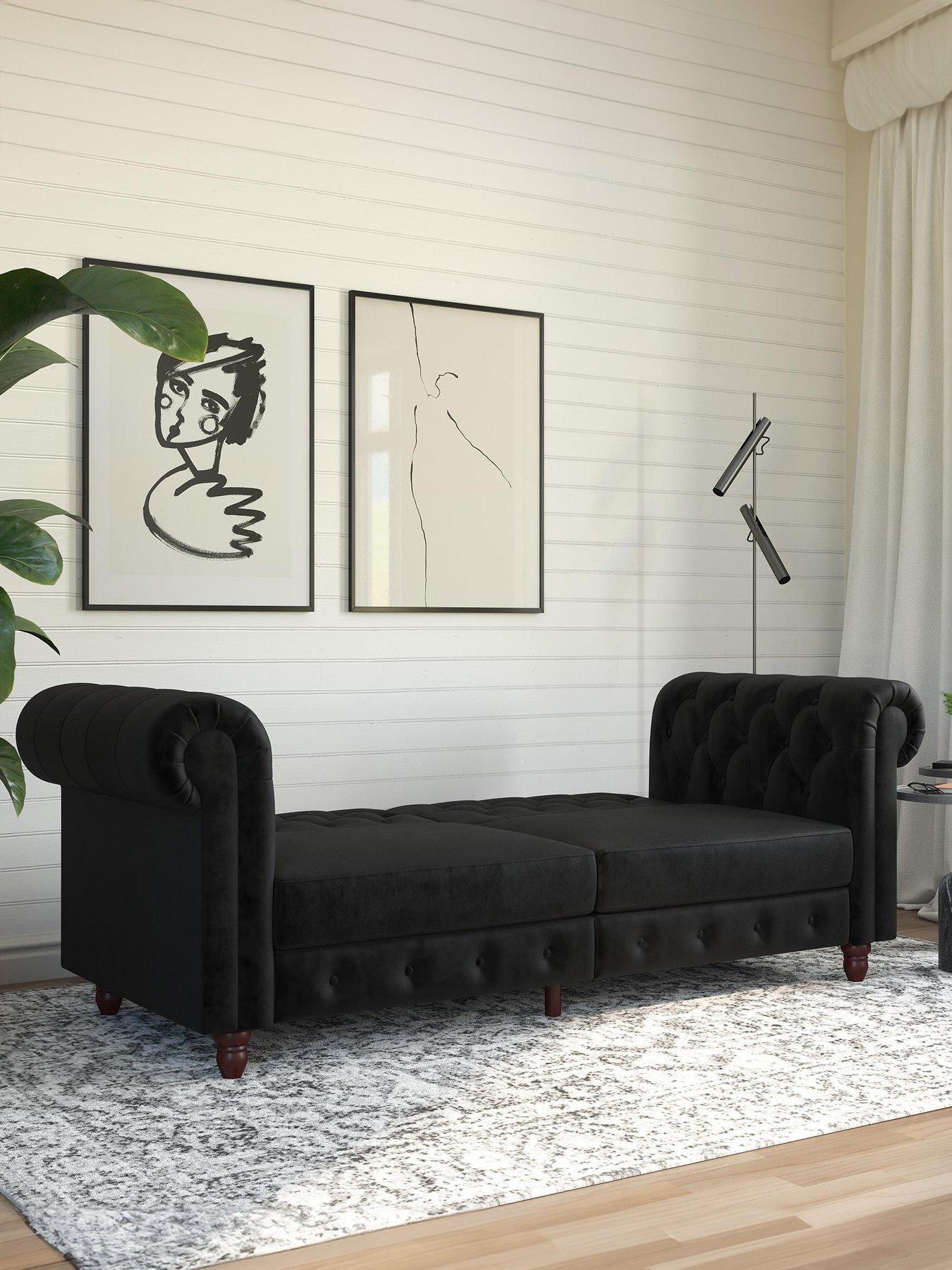  image of very-home-felix-chesterfield-sofa-bed