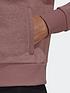  image of adidas-hyperglam-full-zip-hoodie-brown