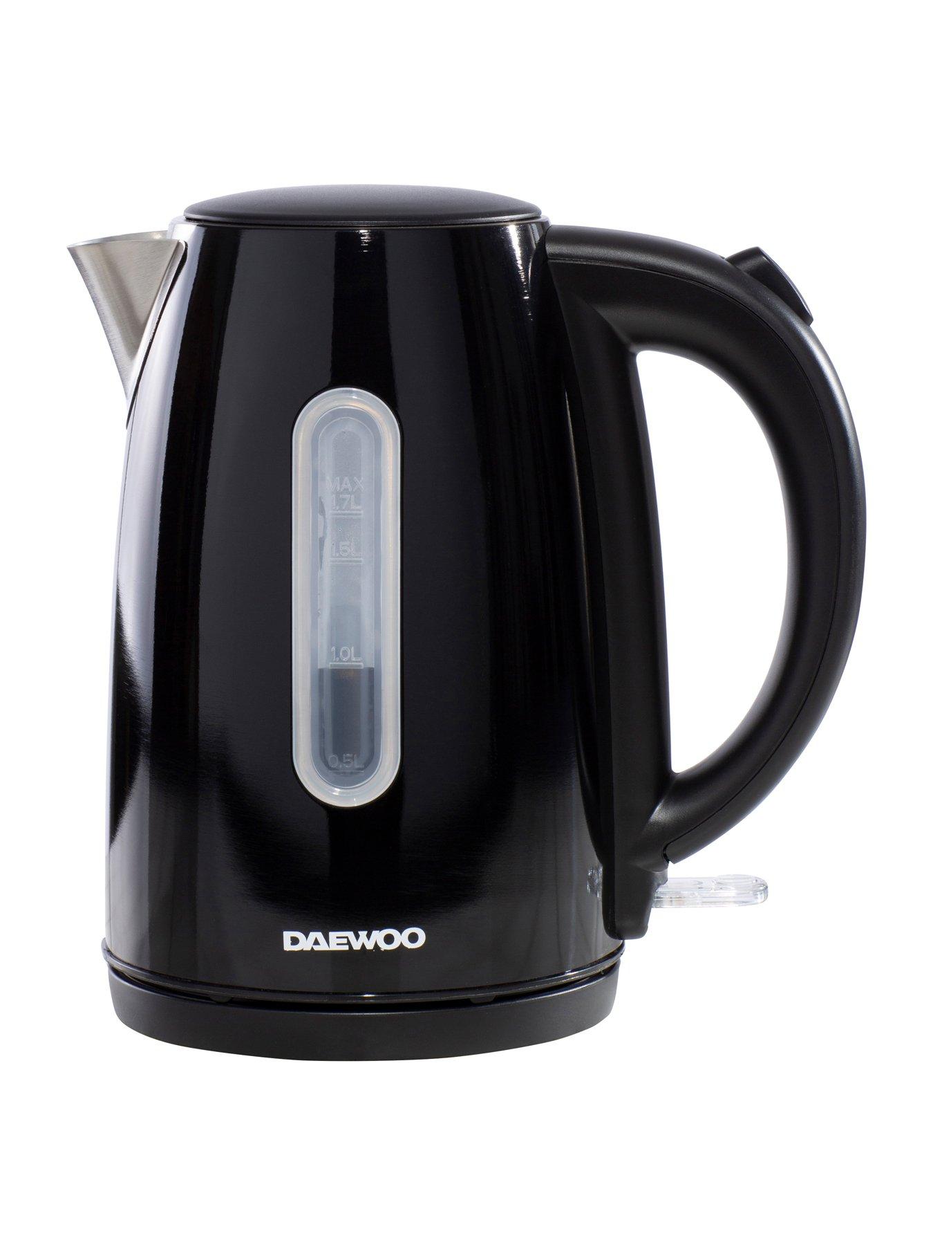 Daewoo Kensington Jug Kettle, 2 Slice Toaster & Microwave Triple Pack