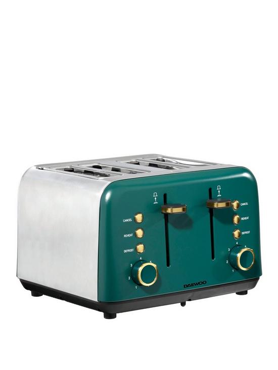 front image of daewoo-emerald-collection-4-slice-toaster