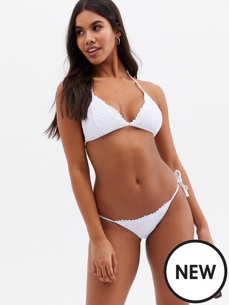 new-look-white-broderie-moulded-triangle-bikini-top