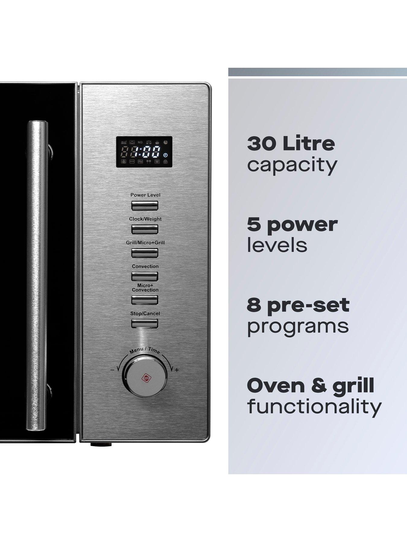  image of daewoo-30l-900w-digital-microwave-with-grill-amp-convection-koc9c5t
