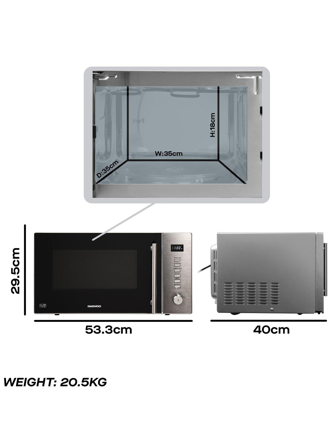  image of daewoo-30l-900w-digital-microwave-with-grill-amp-convection-koc9c5t