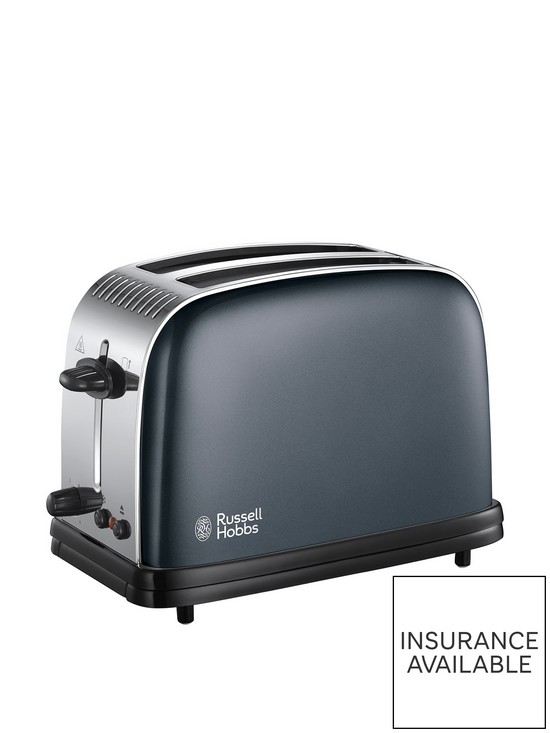 front image of russell-hobbs-2-slice-toaster-stainless-steel-grey-liftamplook
