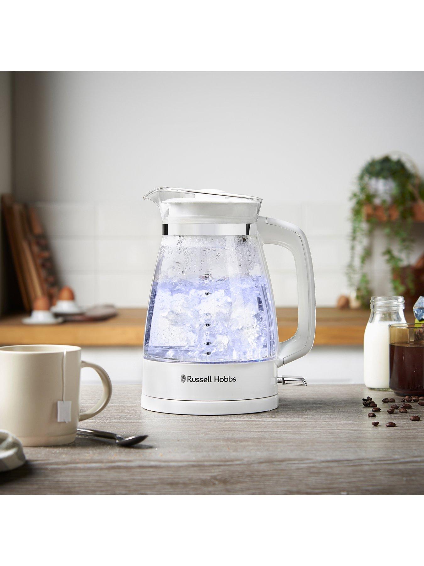 Image 2 of 6 of Russell Hobbs Classic Glass Kettle - White