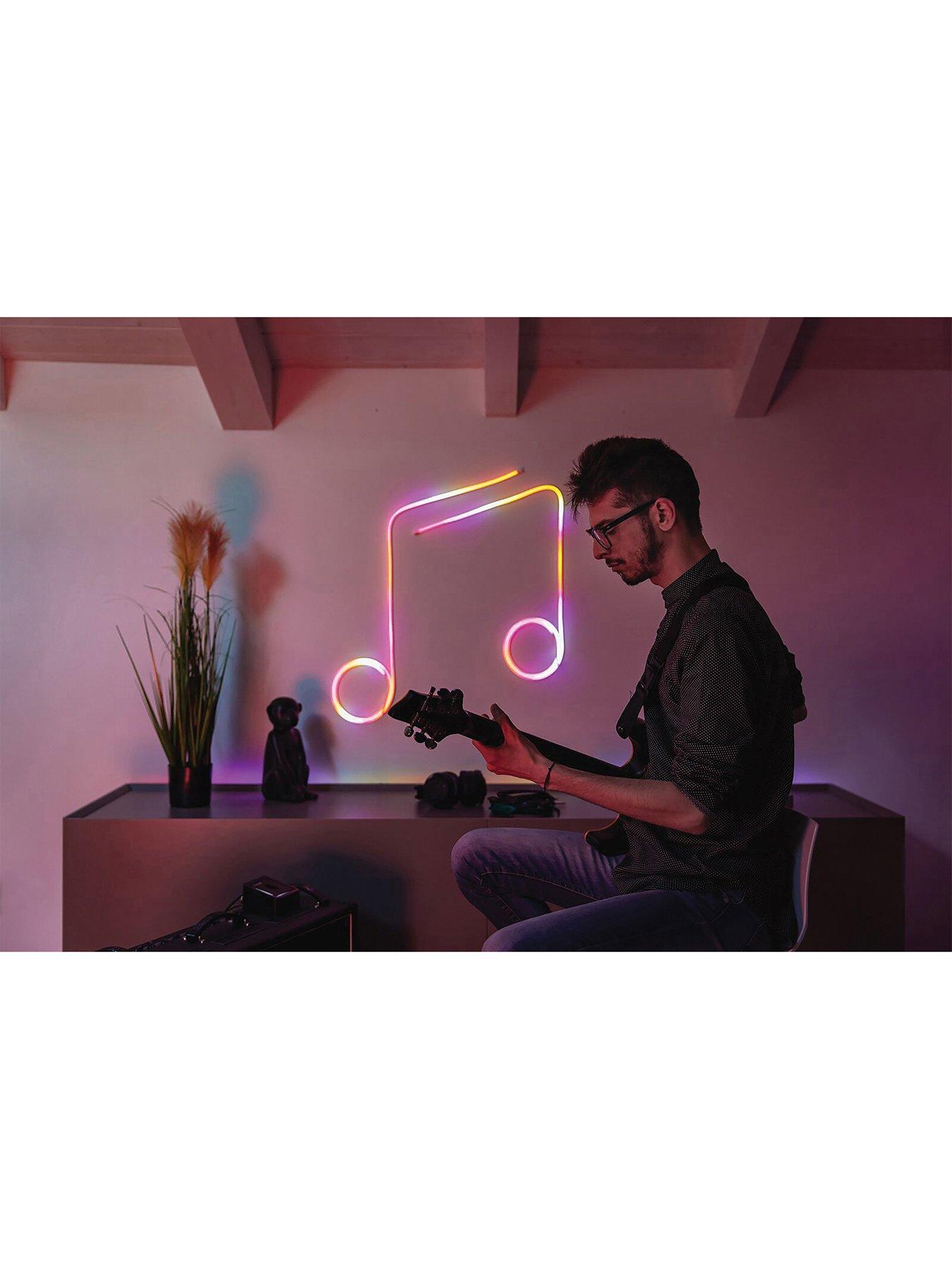Image 6 of 7 of Twinkly Flex - Smart Flexible LED Light Strip (16 Million Colours) 300L RGB light Flex, 3 meter long starter, White IP20