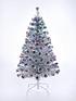  image of silver-fibre-optic-christmas-tree-4ft