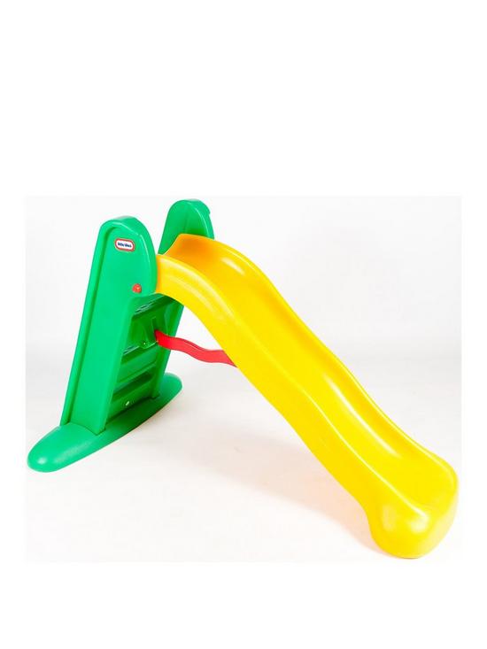 front image of little-tikes-easy-store-slide-greenyellow