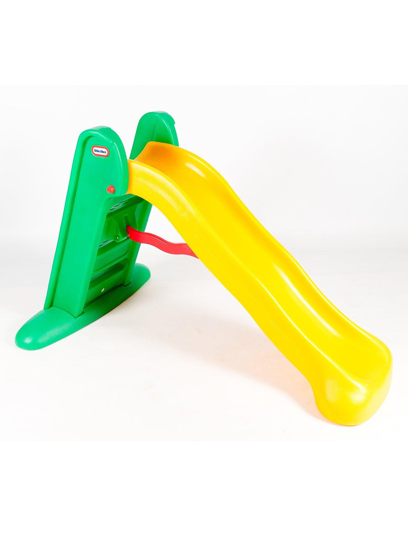 Image 2 of 6 of Little Tikes Easy Store Slide - Green/Yellow