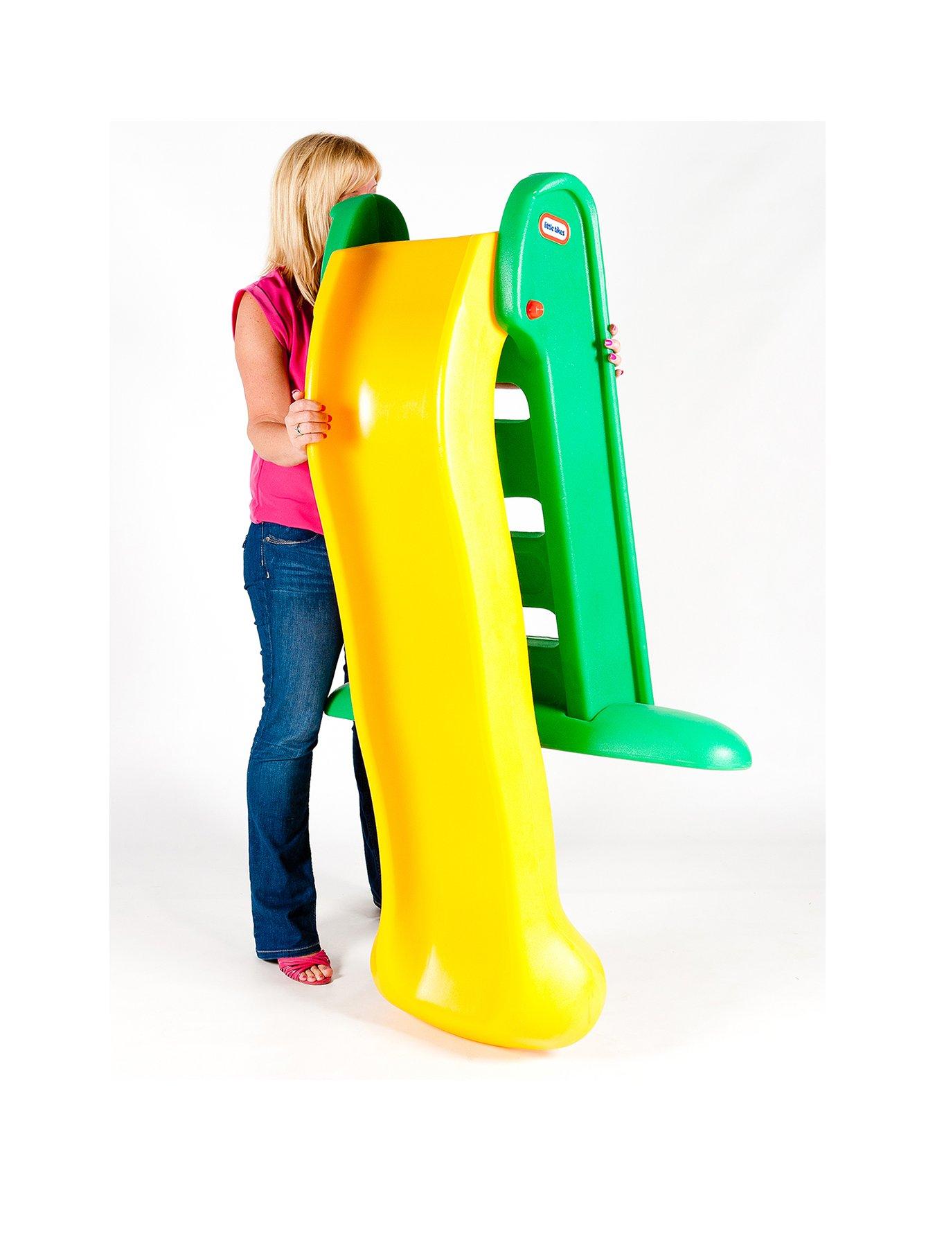Image 3 of 6 of Little Tikes Easy Store Slide - Green/Yellow