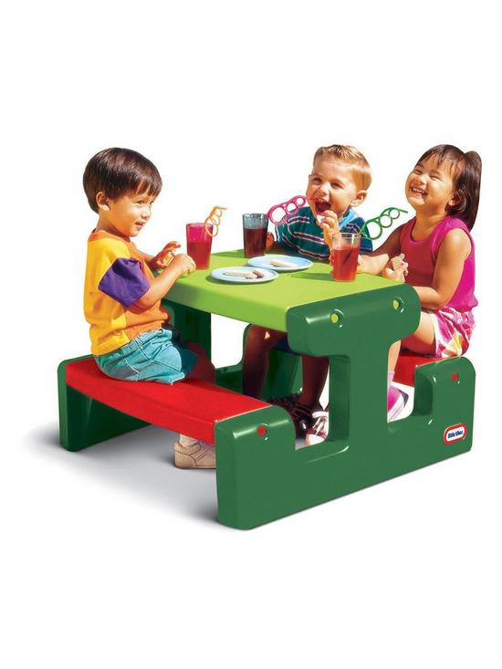 front image of little-tikes-junior-picnic-table