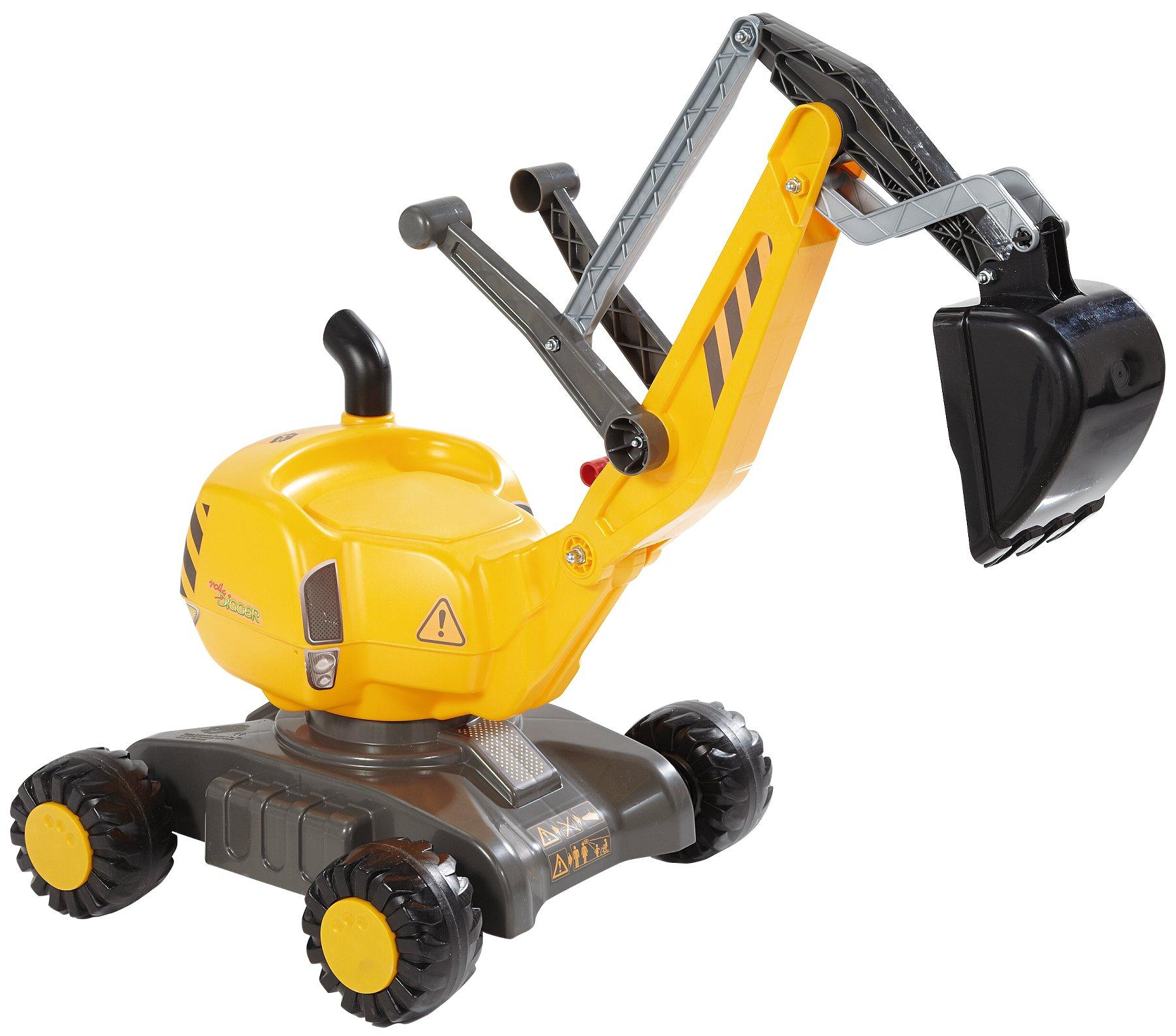 rolly toys mobile 360 excavator ride on