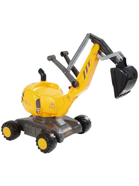 front image of rolly-toys-ride-on-digger