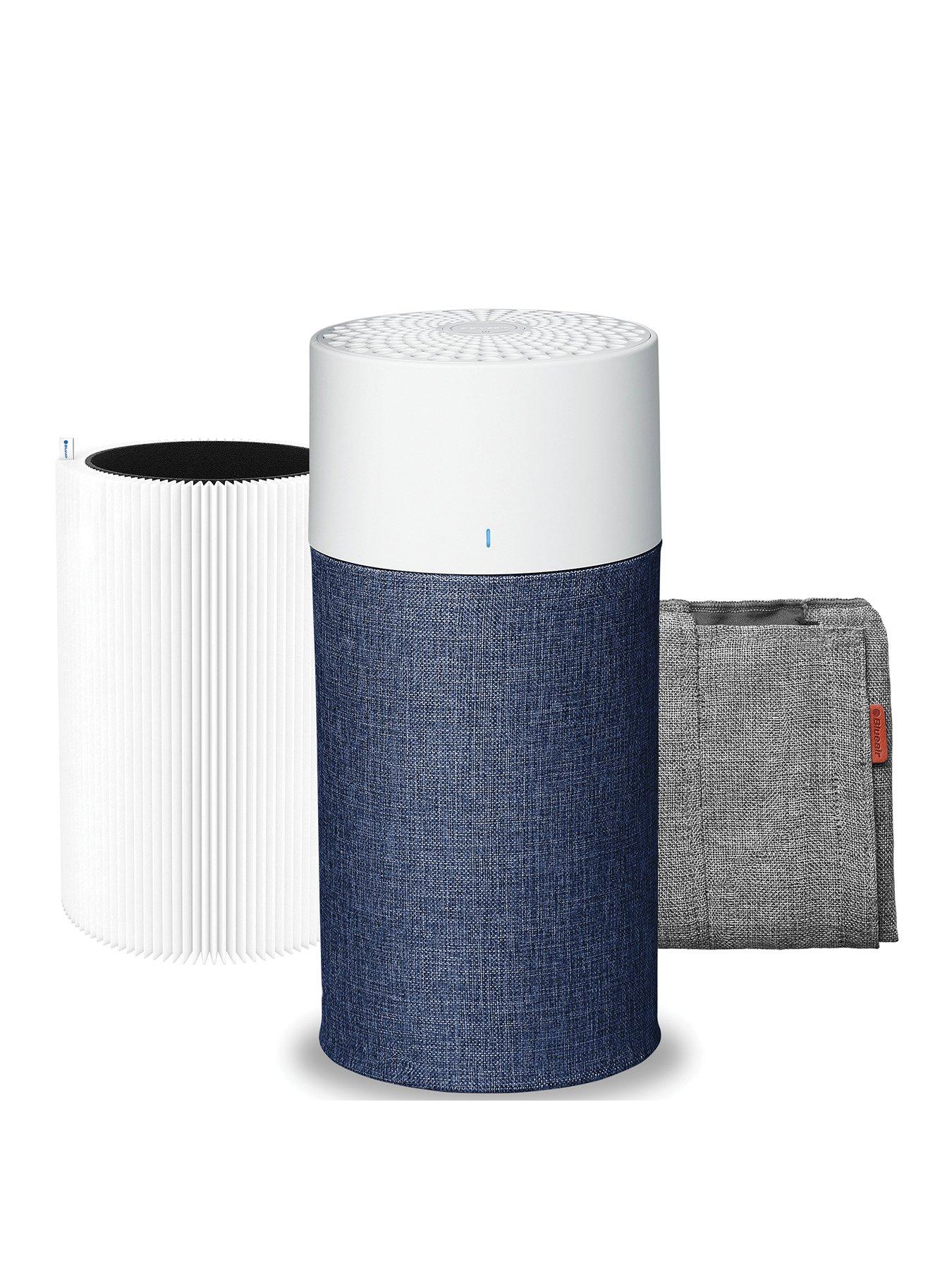 front image of blueair-3210-air-purifier-night-waves-pre-filter-amp-replacement-filter-bundle