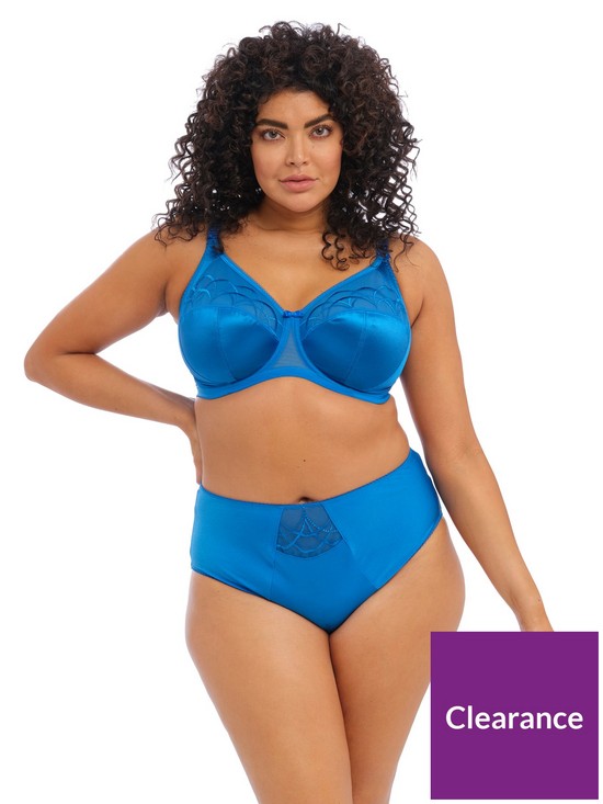 front image of elomi-cate-full-brief-bright-blue
