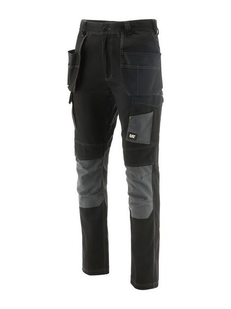 caterpillar-essentials-stretch-knee-pocket-trousers-black