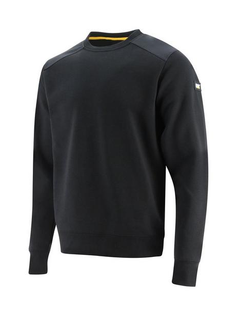 caterpillar-essentials-crewneck-sweatshirt-black