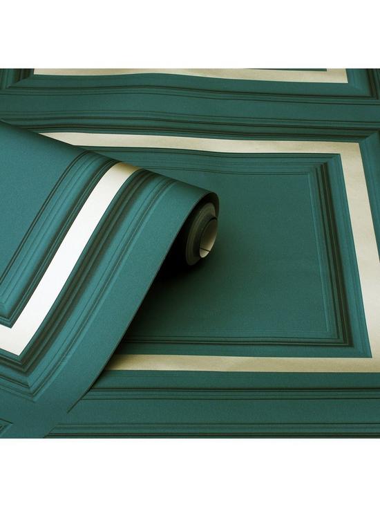 stillFront image of arthouse-stately-panel-emerald-wallpaper