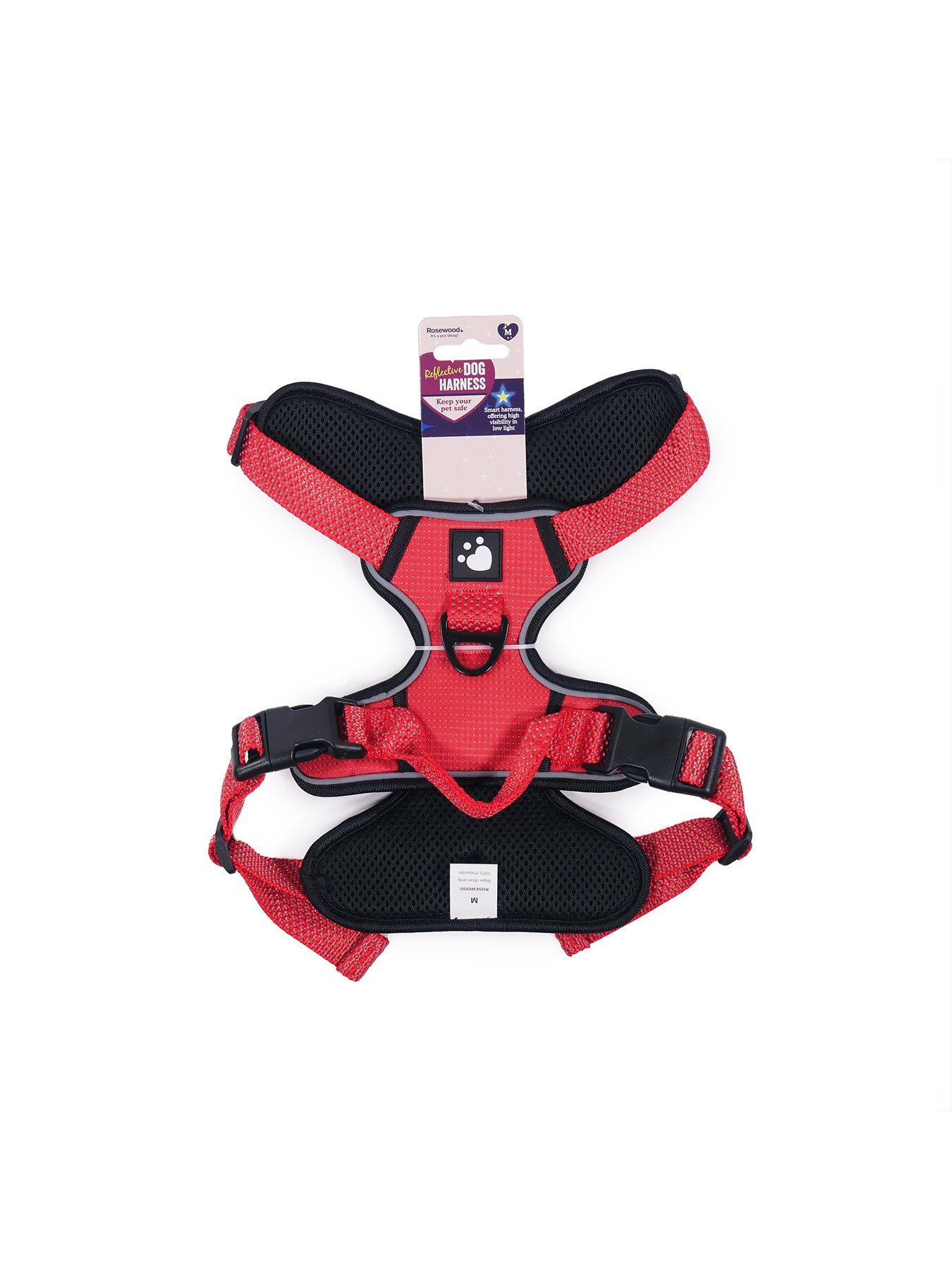 Image 2 of 4 of Rosewood Reflective Dog Harness -&nbsp;Large (Red)