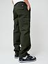  image of jack-jones-bill-straight-fit-cargo-trousers-green