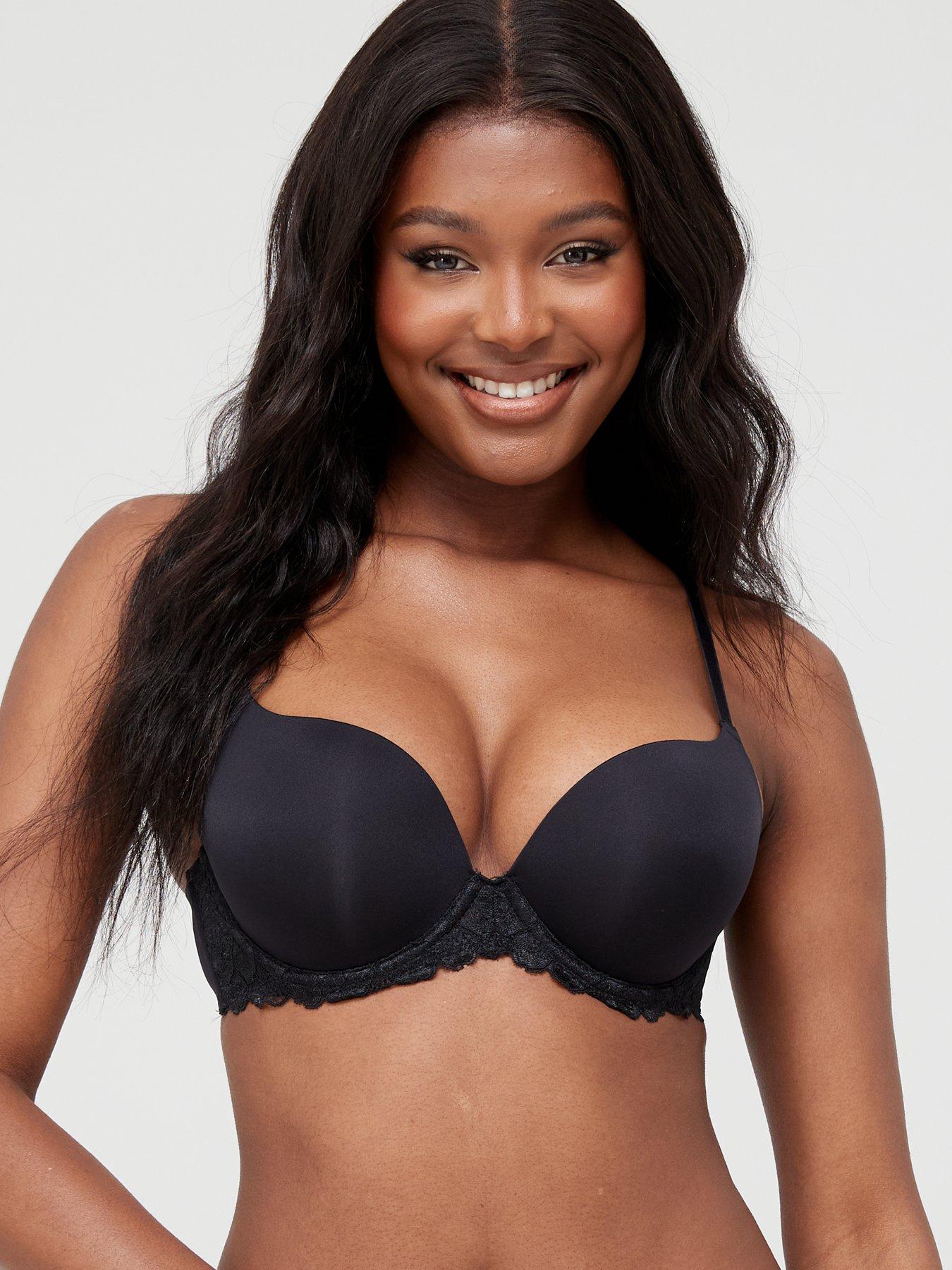 DORINA Leila Full Cup Light Padded Demi Bra - Black