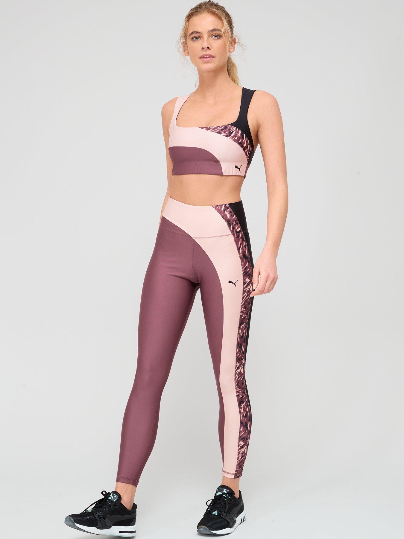 Puma Leggins Mujer Safari Glam High Waist Full Tight marron