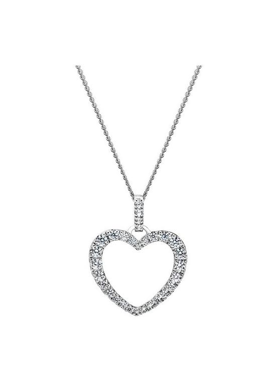 front image of created-brilliance-mable-048ct-diamond-heart-necklace