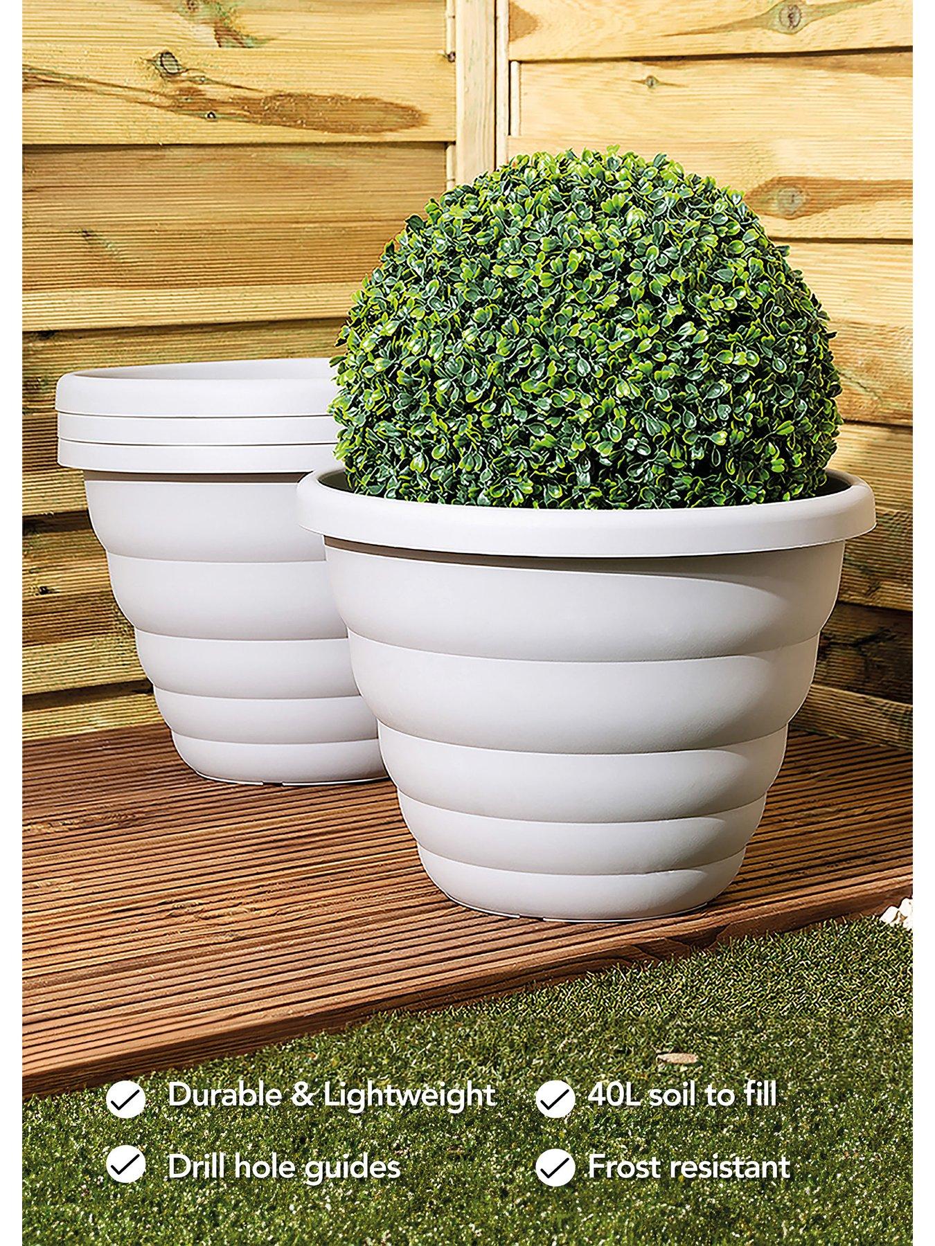  image of wham-set-of-4-h344-beehive-48cm-round-pot