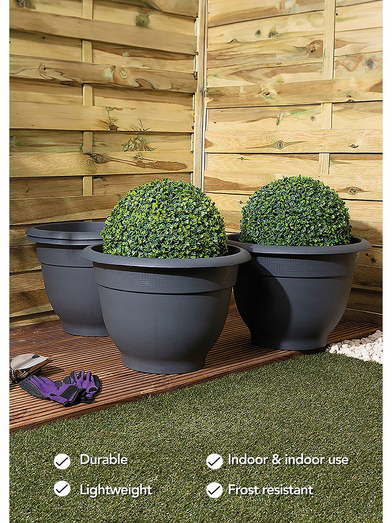  image of wham-set-of-4-48cm-round-bell-planter