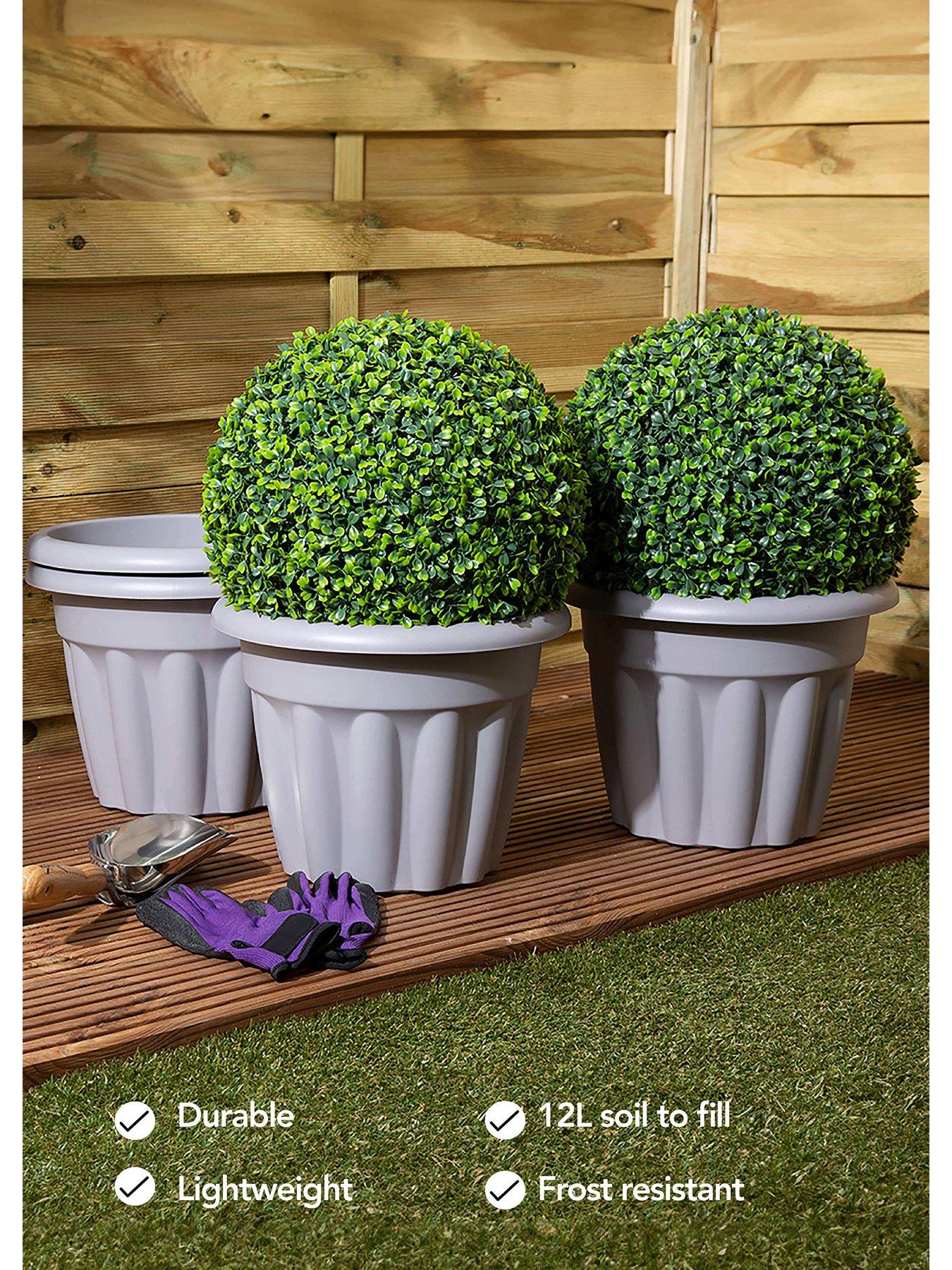  image of wham-set-of-4-vista-33cm-round-planter