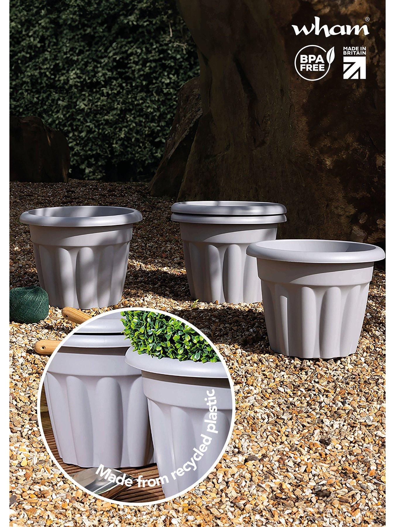  image of wham-set-of-4-vista-33cm-round-planter