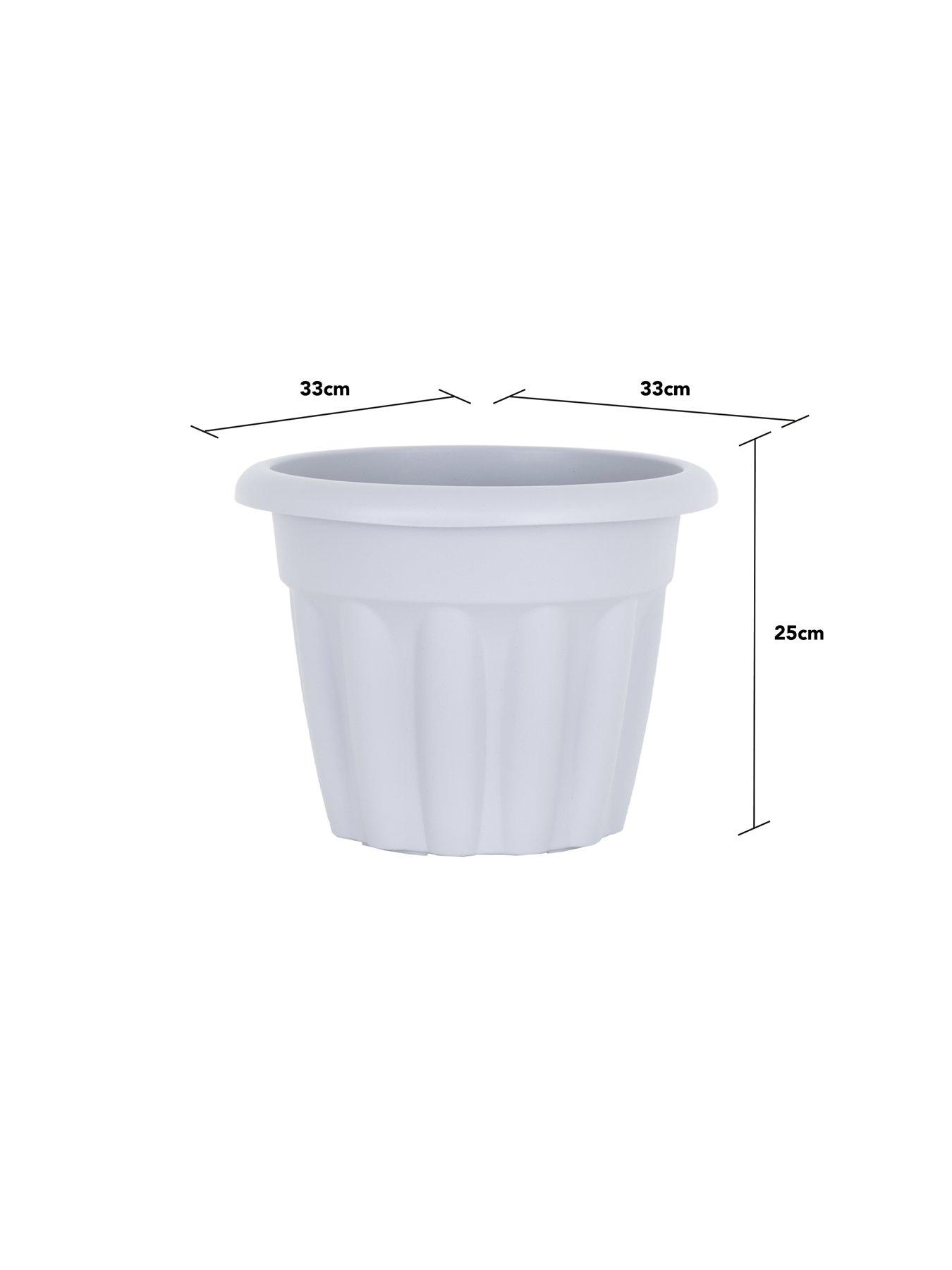  image of wham-set-of-4-vista-33cm-round-planter
