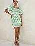  image of never-fully-dressed-green-broderie-mini-dress