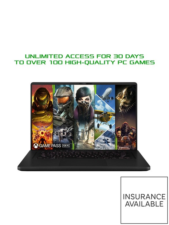 stillFront image of asus-zephyrus-m16-gaming-laptop-16in-fhd-geforce-rtx-3060nbspintel-core-i7-16gb-ram-1tb-ssd