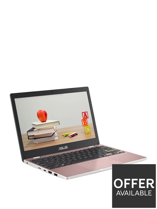 front image of asus-e-series-laptop-116in-hd-intel-celeron-4gb-ram-64gb-ssdnbspwith-microsoft-365-personal-12-months-included
