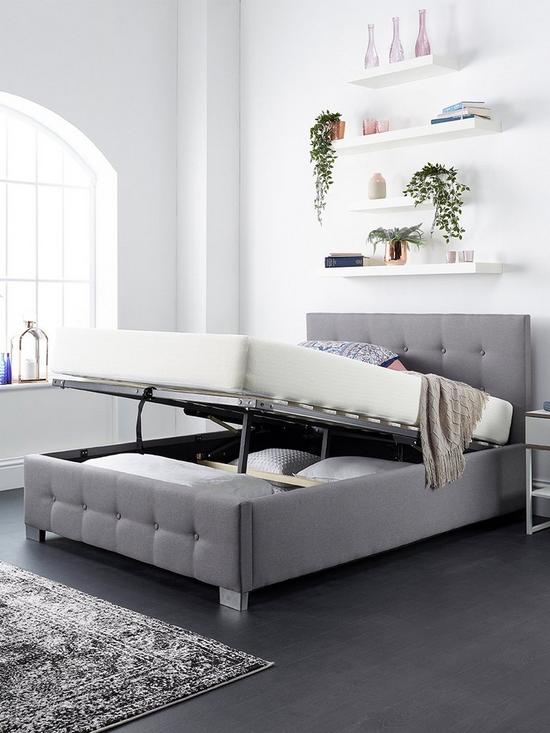 stillFront image of aspire-end-lift-up-linen-ottoman-bed-grey