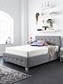  image of aspire-end-lift-up-linen-ottoman-bed-grey