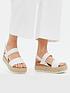  image of new-look-white-chunky-espadrille-sandals