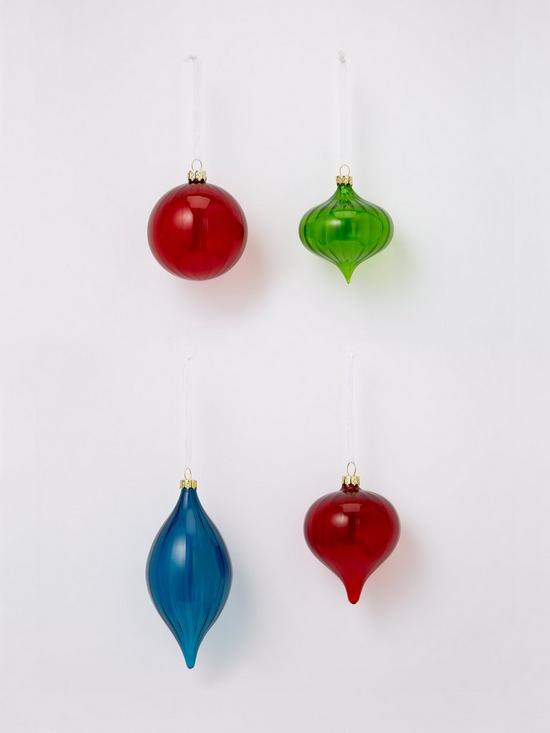 stillFront image of set-4-glass-glam-christmas-tree-baubles