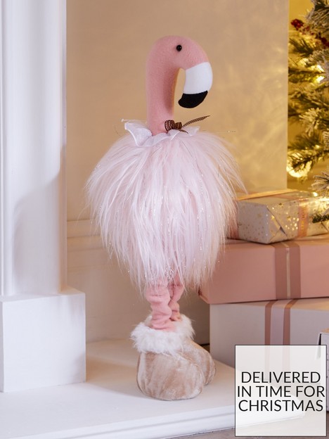 very-home-fluffy-flamingo-with-extending-legs-christmas-decoration