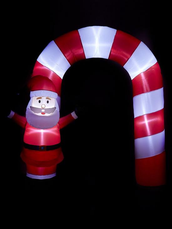 stillFront image of litnbspsanta-arch-inflatable-outdoor-christmas-decoration