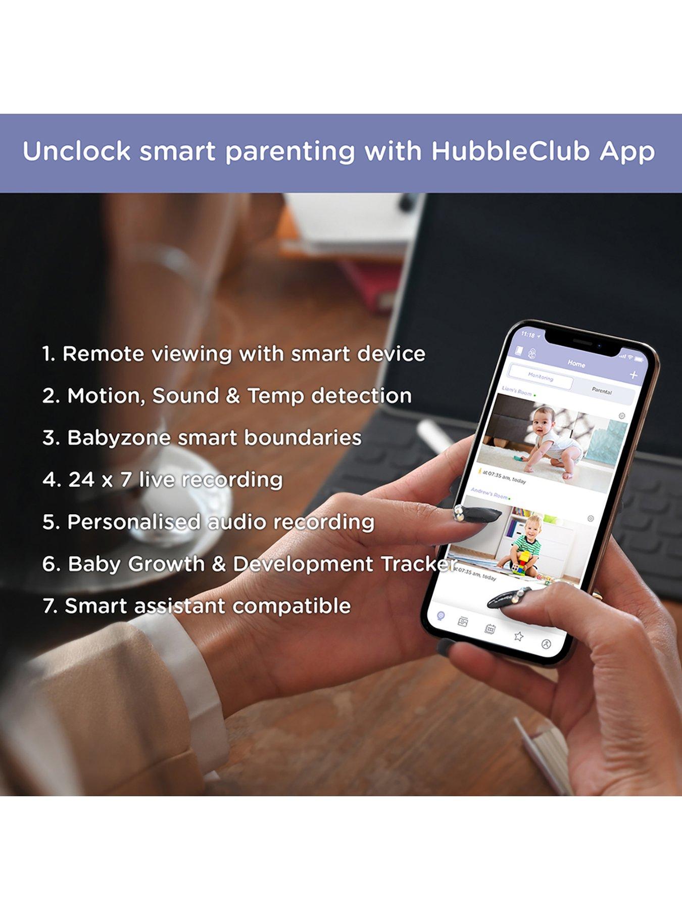  image of hubble-nursery-pal-essentials-smart-28rdquo-baby-monitor-with-fixed-camera