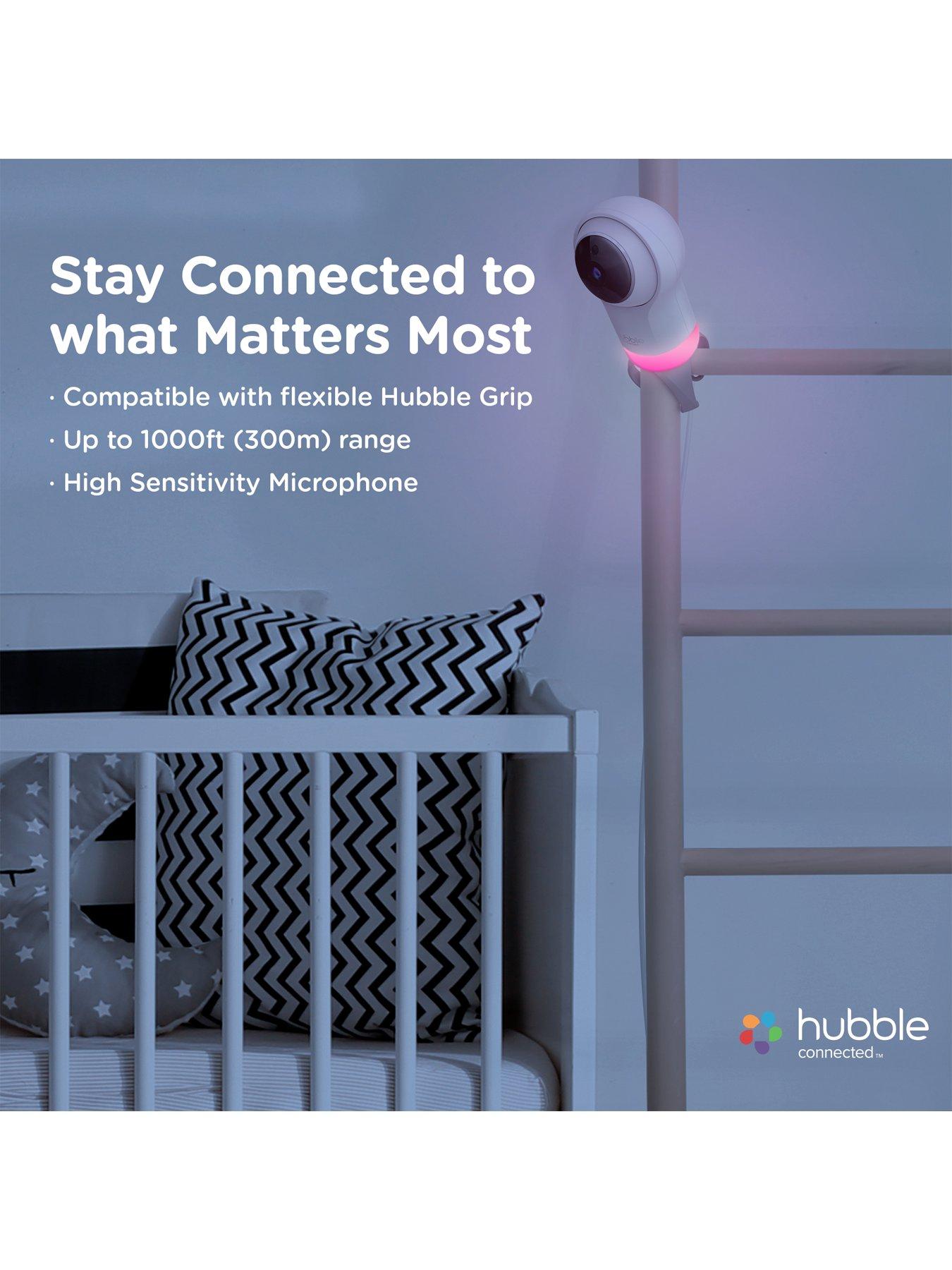  image of hubble-nursery-pal-glow-5-connected-hd-baby-monitor-with-pan-tilt-amp-zoom-camera-with-night-light