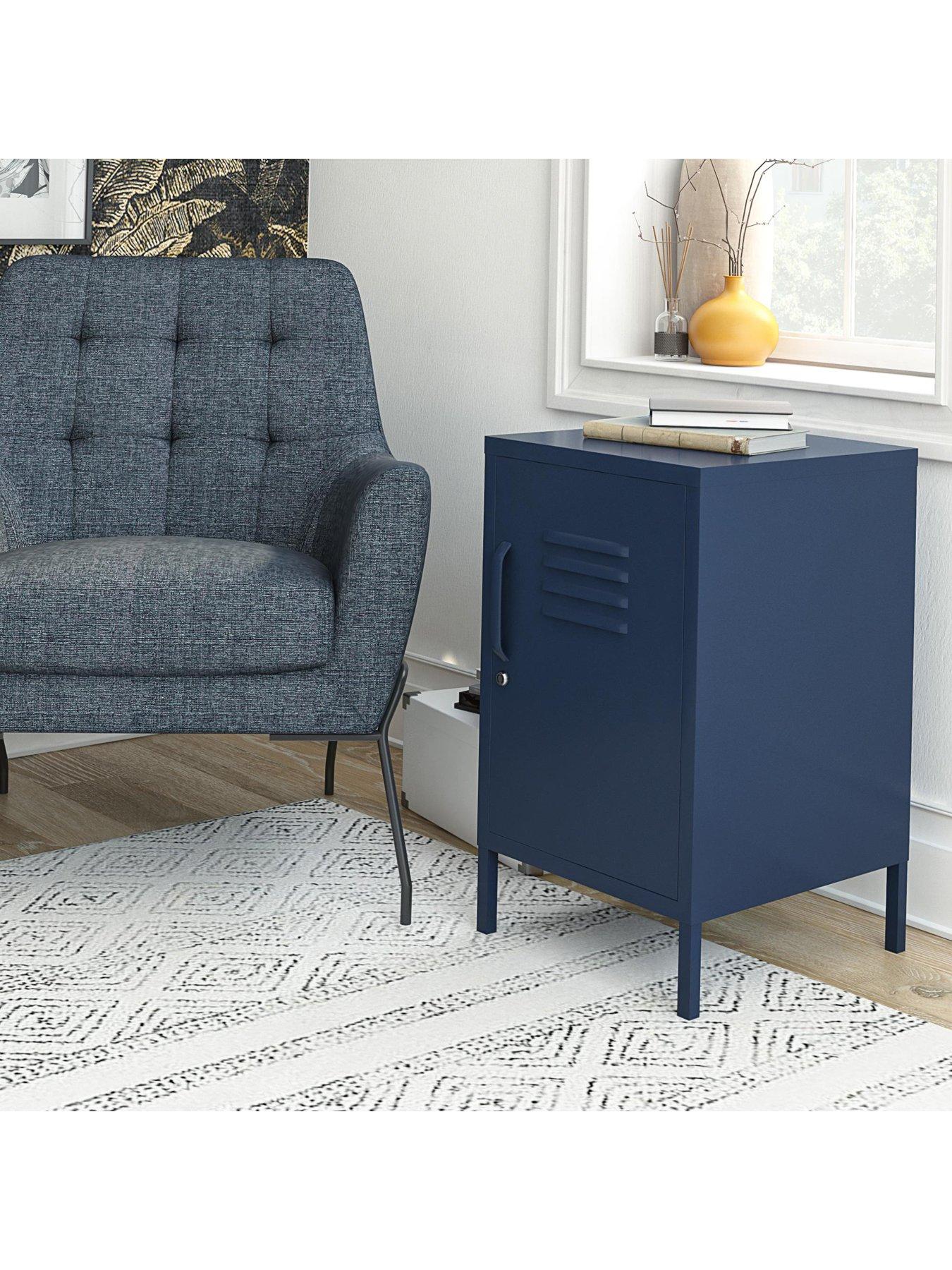  image of dorel-home-bradford-metal-locker-end-table